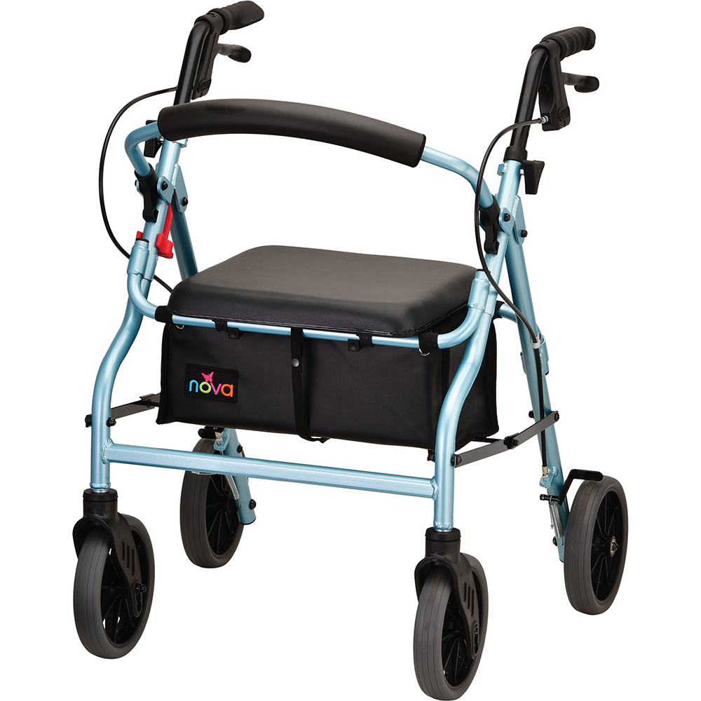 Click to view ZOOM 20 ROLLING WALKER SKYBLUE